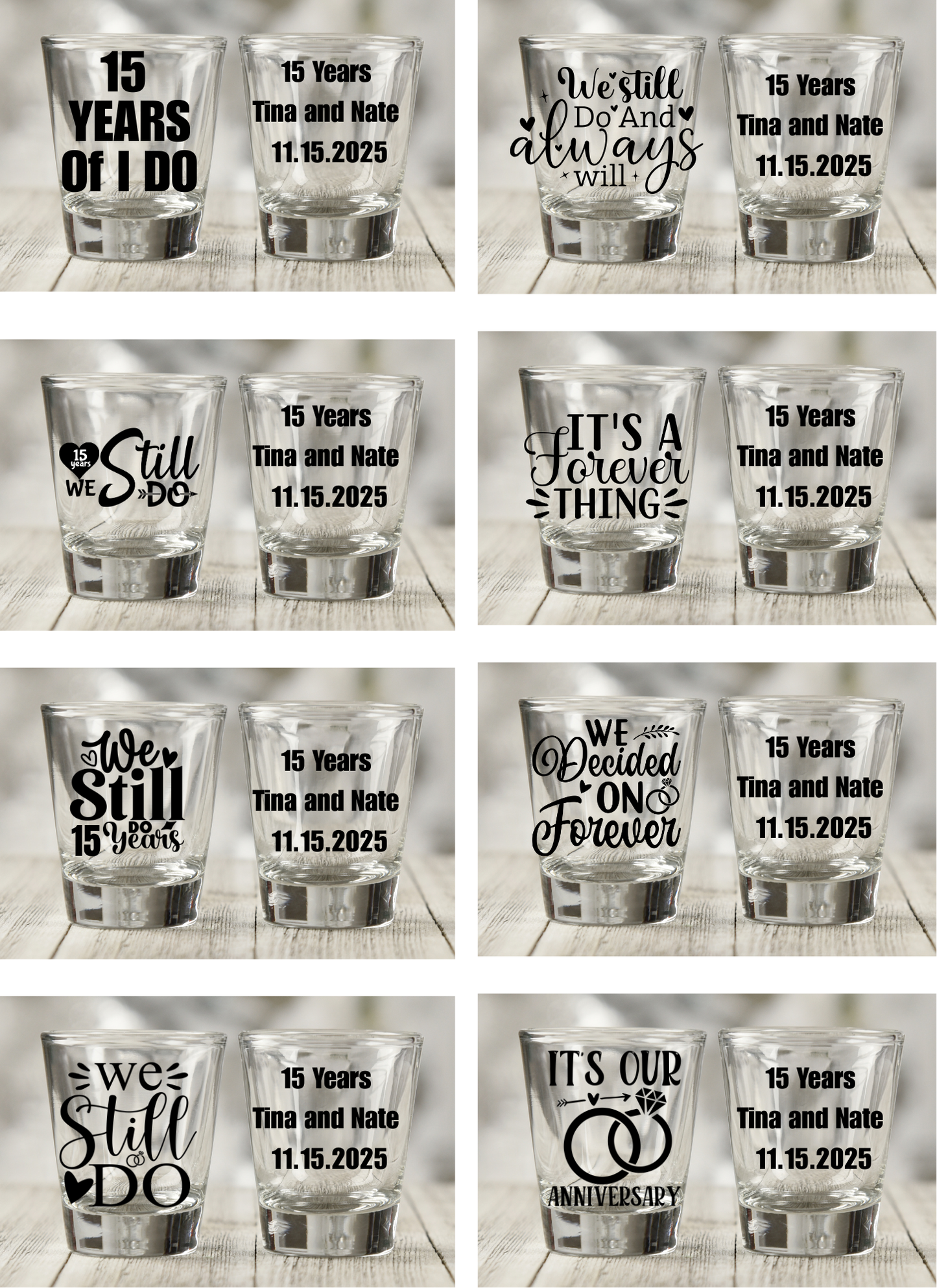 Custom Shot Glasses