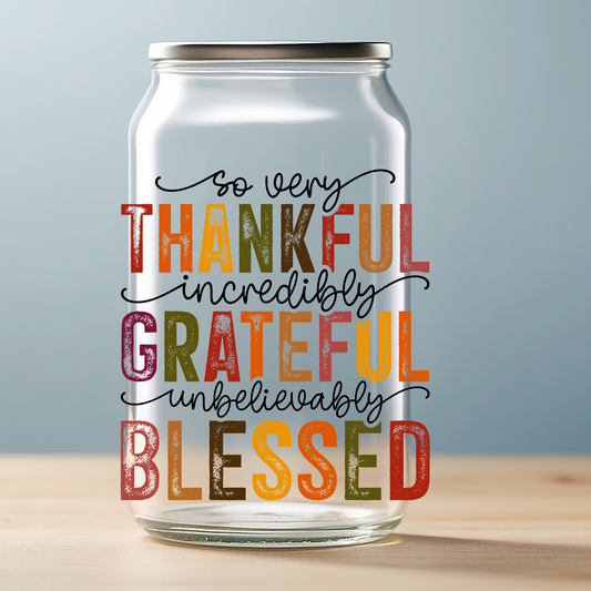 THANKFUL GRATEFUL BLESSED