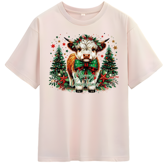MERRY CHRISTMAS COW