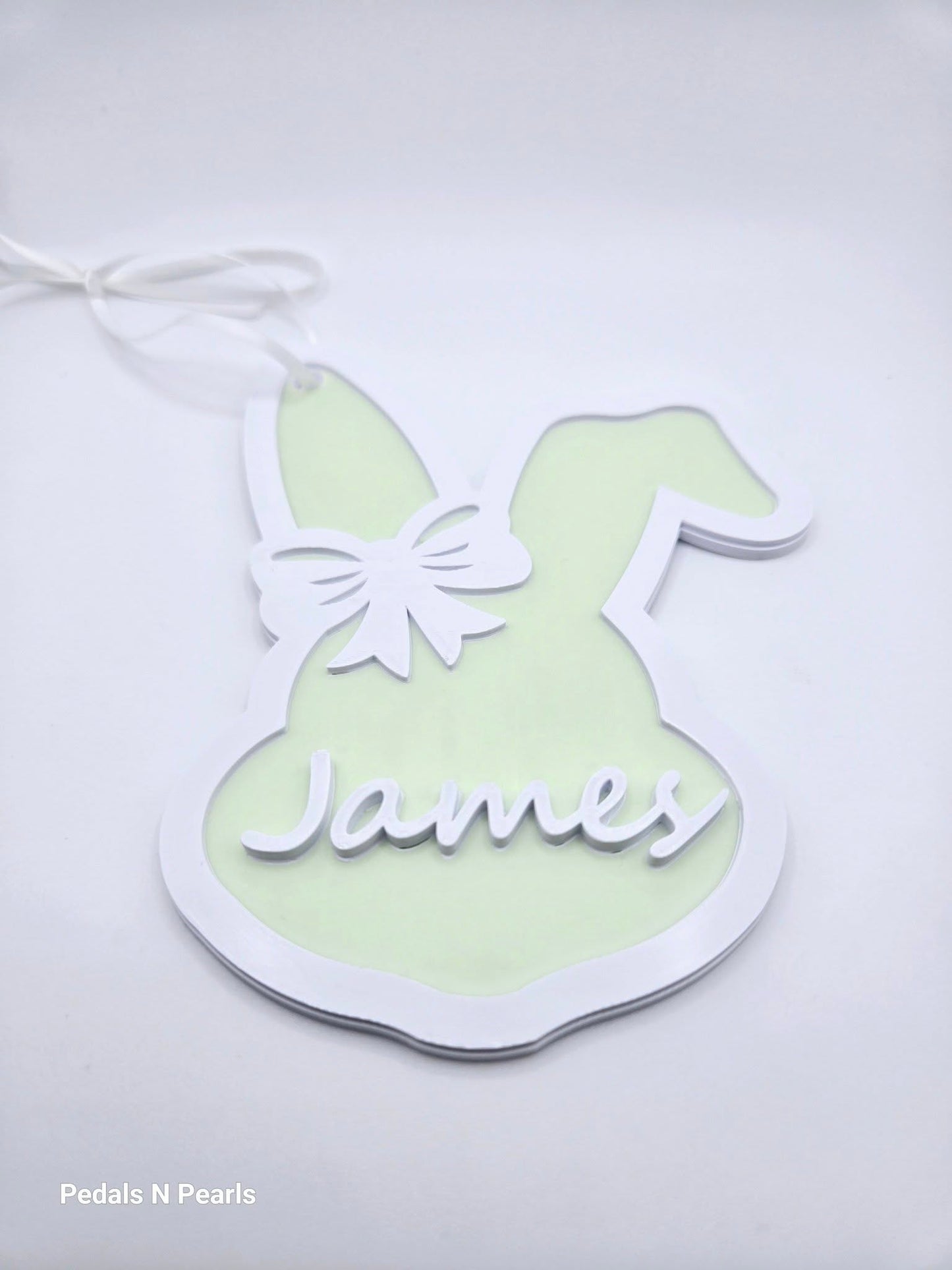 Bunny Custom Easter Basket Tags