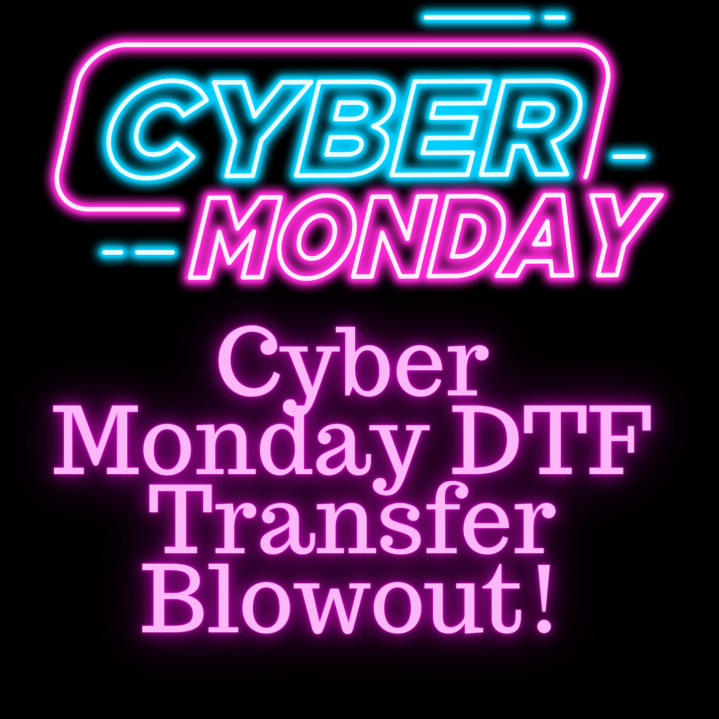Cyber Monday Christmas DTF Transfer Blowout! 15 Christmas Themed Transfers