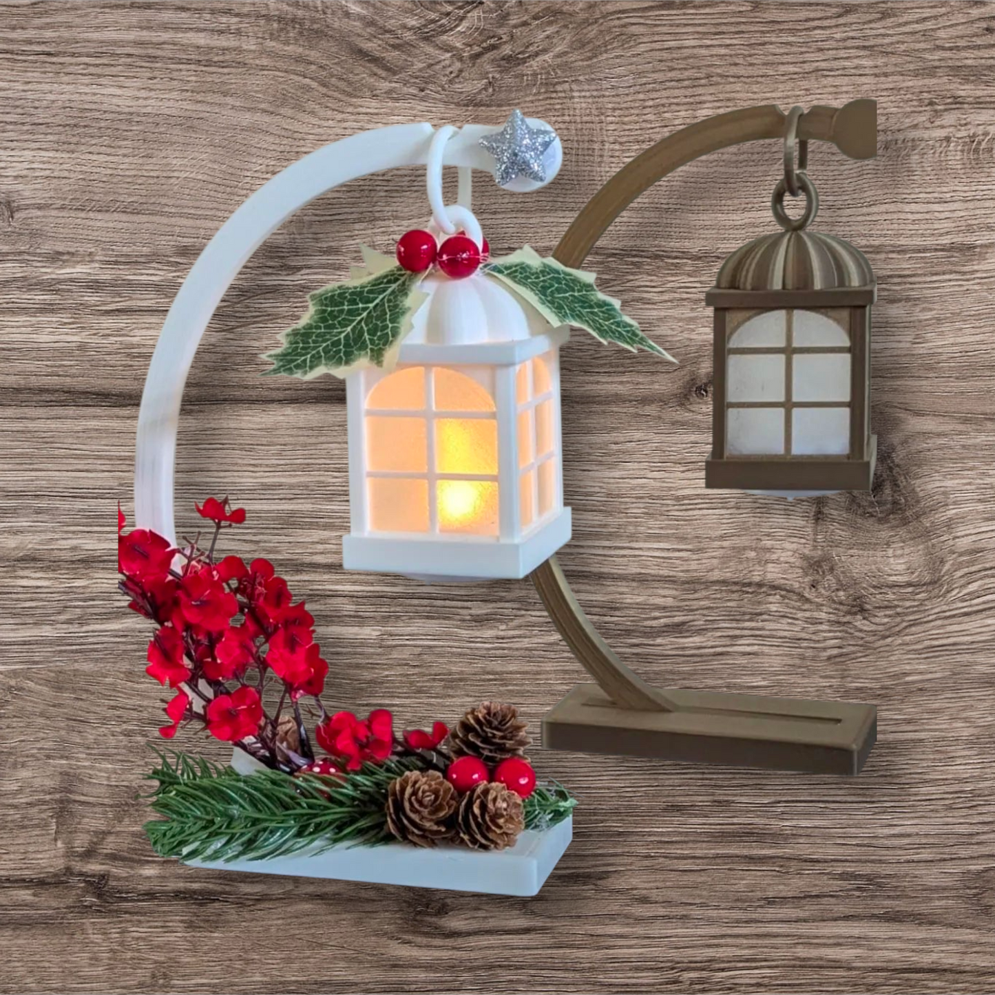 Decorative lantern with stand