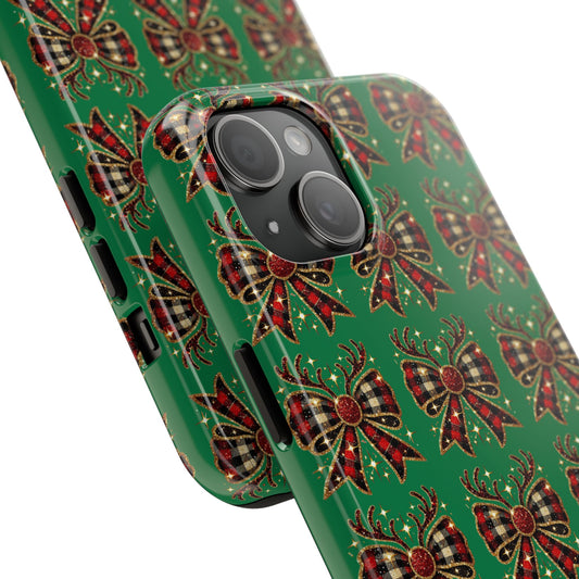 Reindeer Bows Tough Phone Case