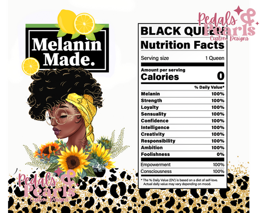 MELANIN MADE 20OZ TUMBLER WRAP