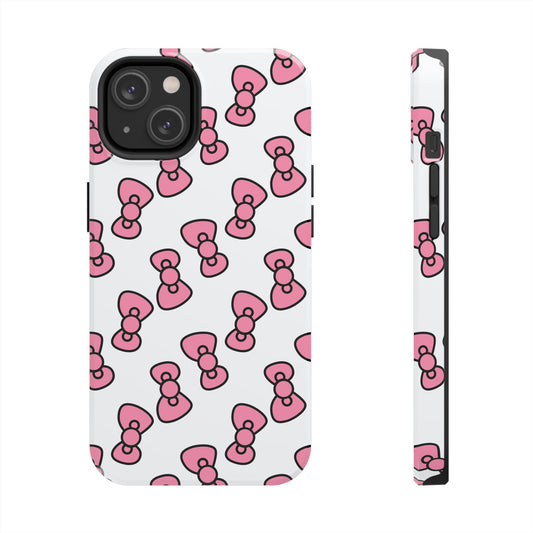 Pink Bows Tough Phone Case