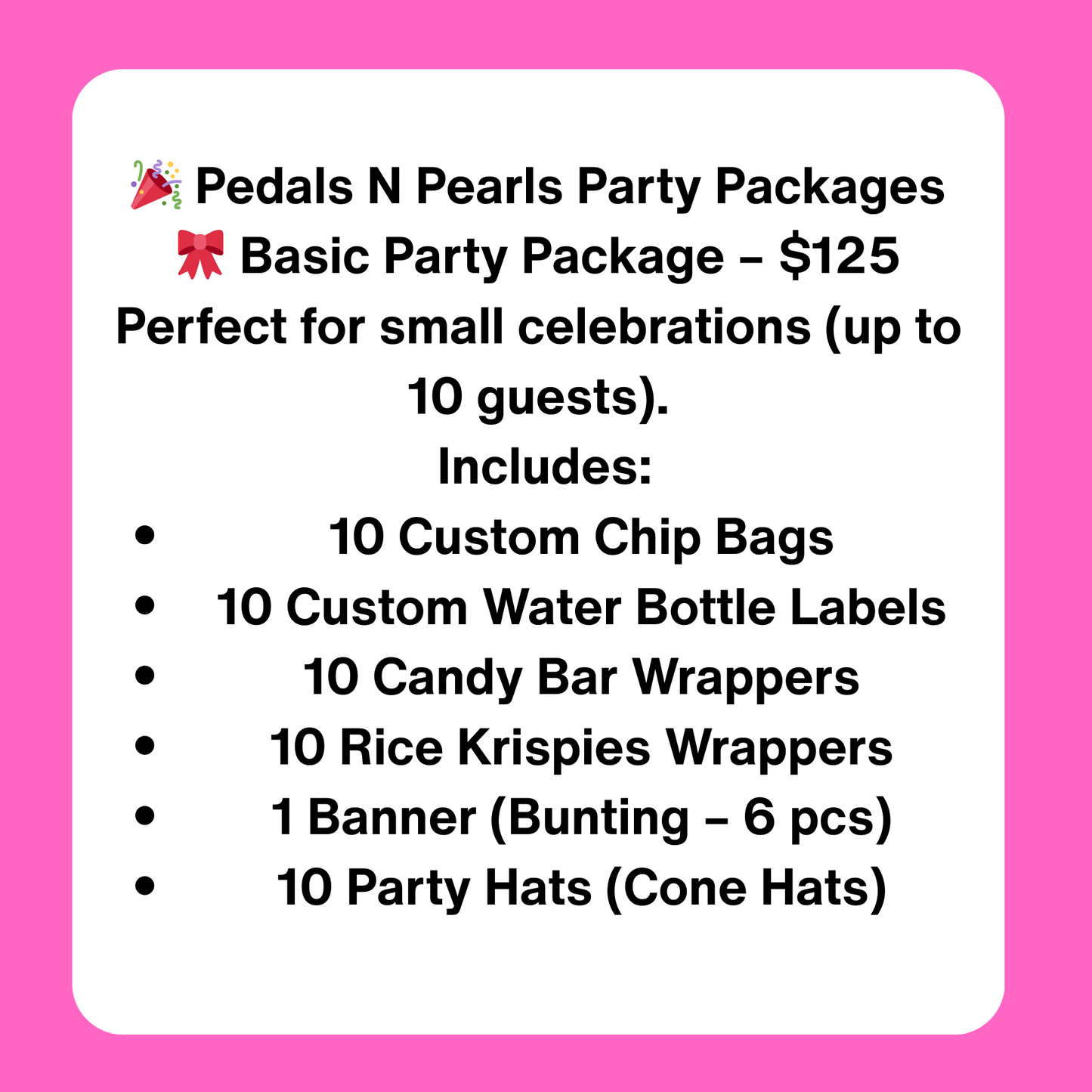 Party Packages
