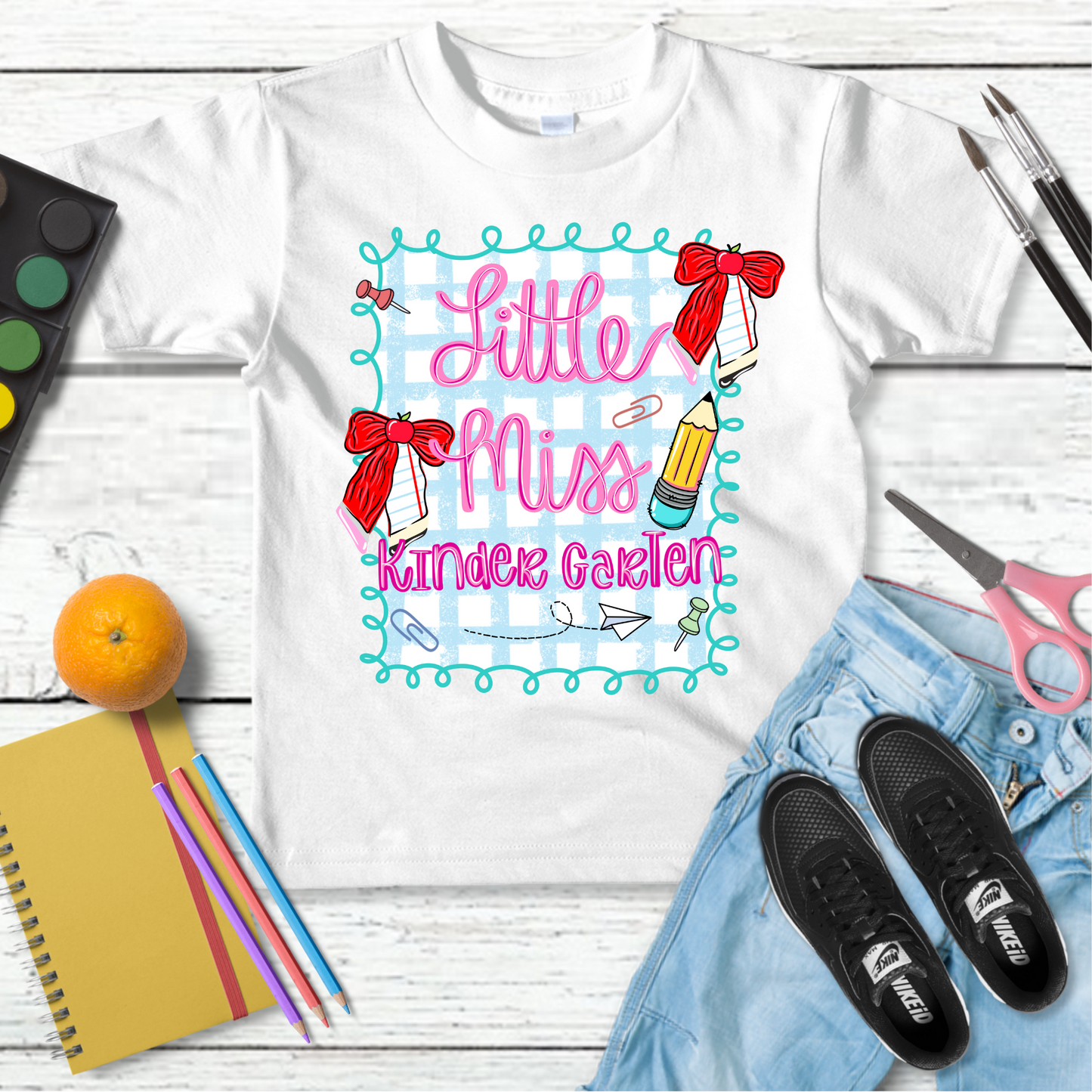 Little Miss Back to school transfer