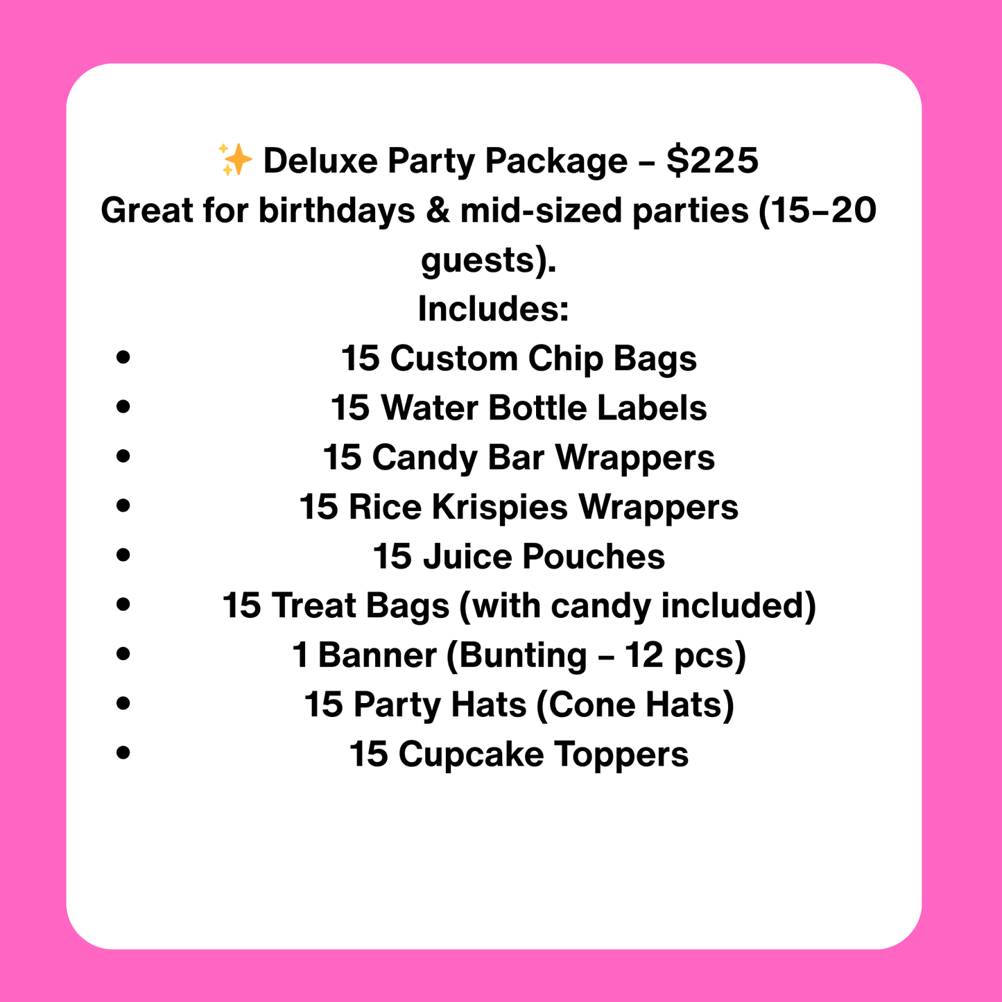Party Packages