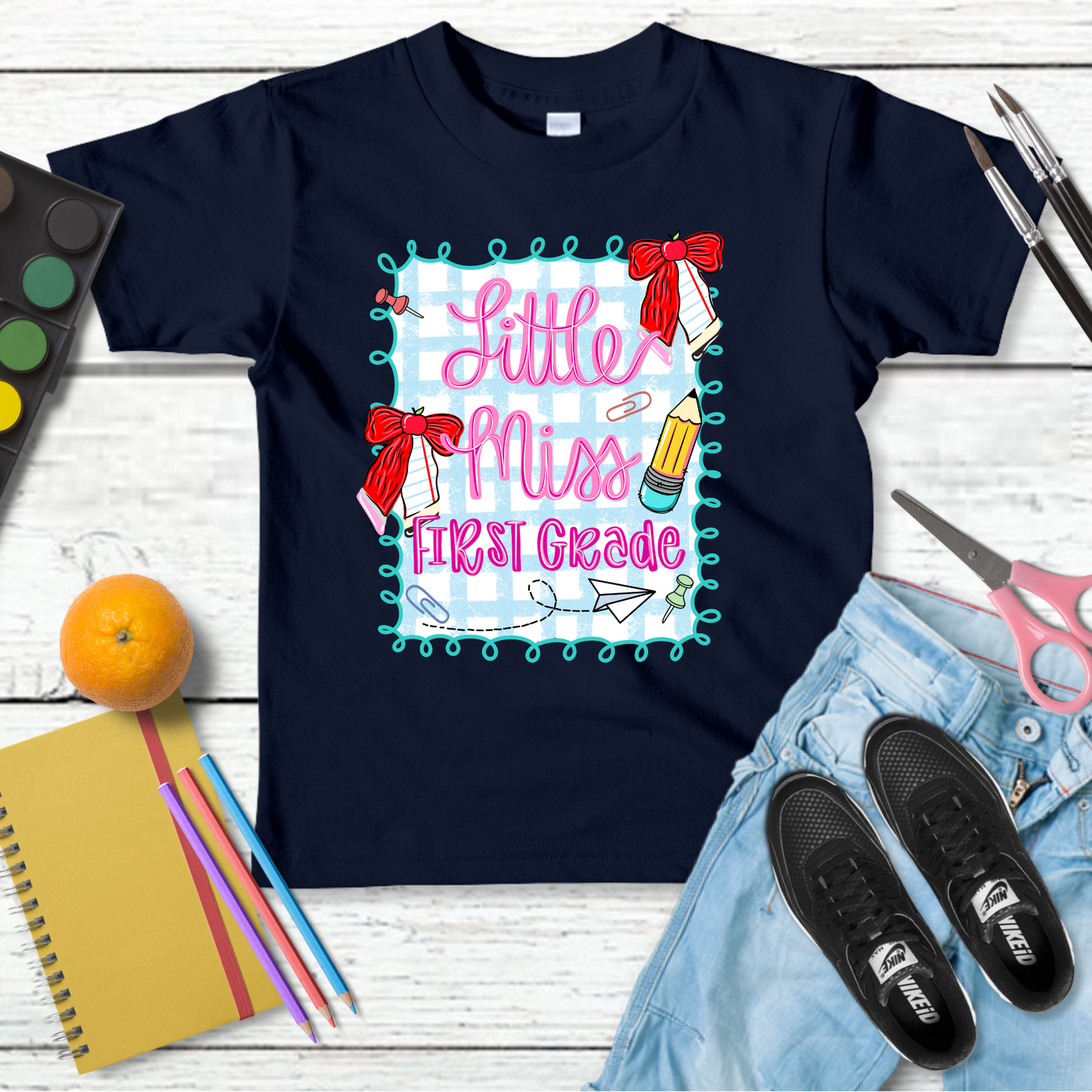Little Miss Back to school transfer