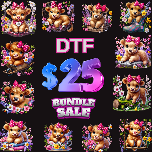 HIGHLAND COW DTF BUNDLE