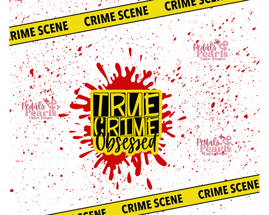 TRUE CRIME 20OZ TUMBLER WRAP