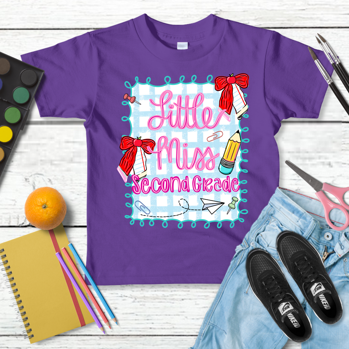 Little Miss Back to school transfer