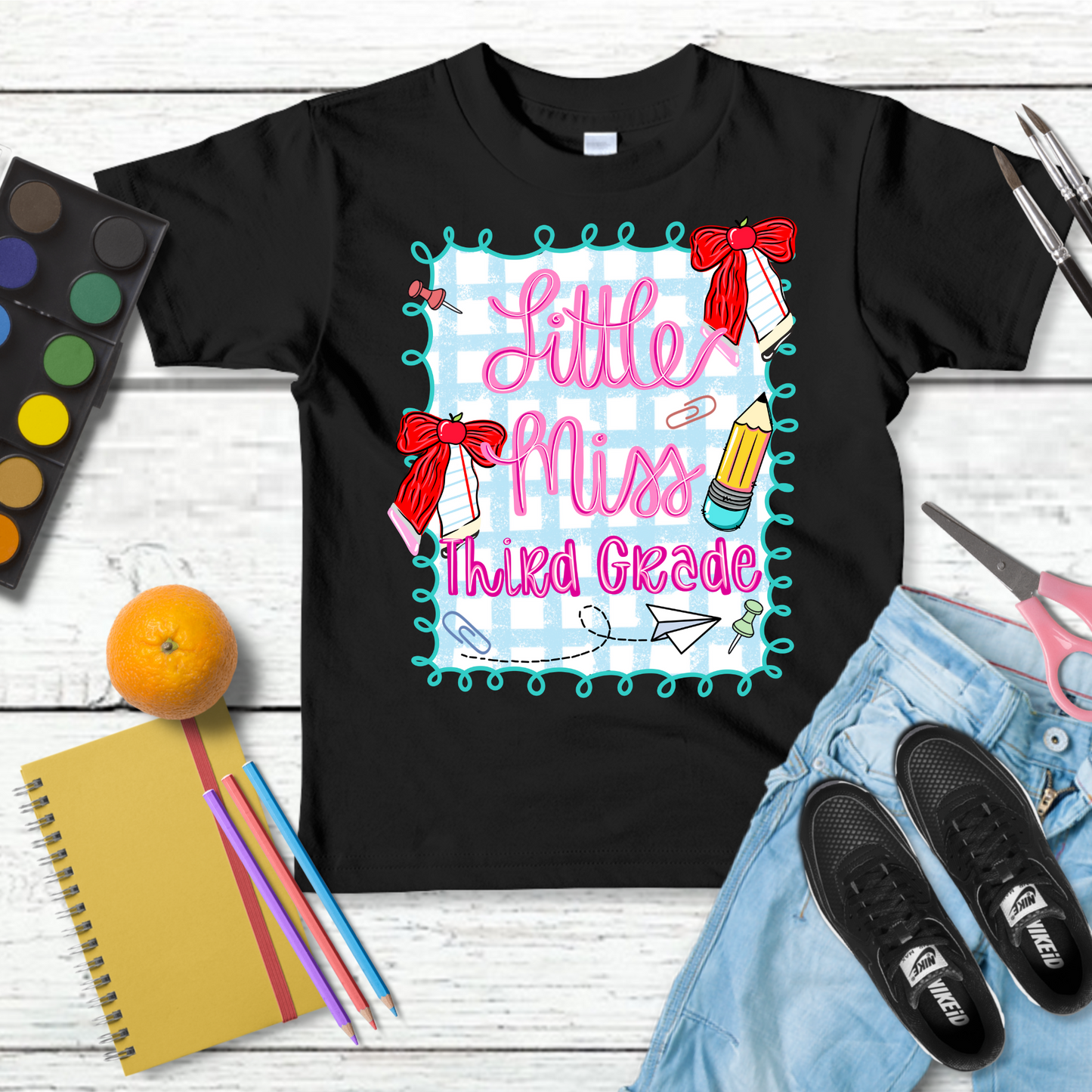 Little Miss Back to school transfer