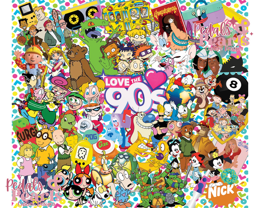 I LOVE THE 90'S 20OZ TUMBLER WRAP