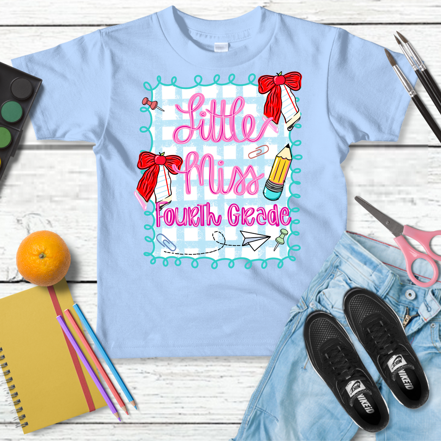 Little Miss Back to school transfer