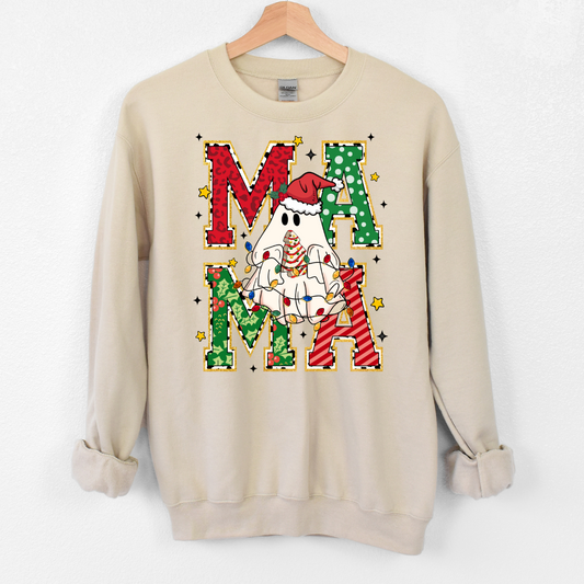 MAMA CHRISTMAS SNACKS SWEATSHIRT