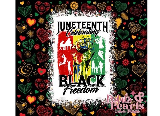 20 OZ TUMBLER WRAP JUNETEENTH