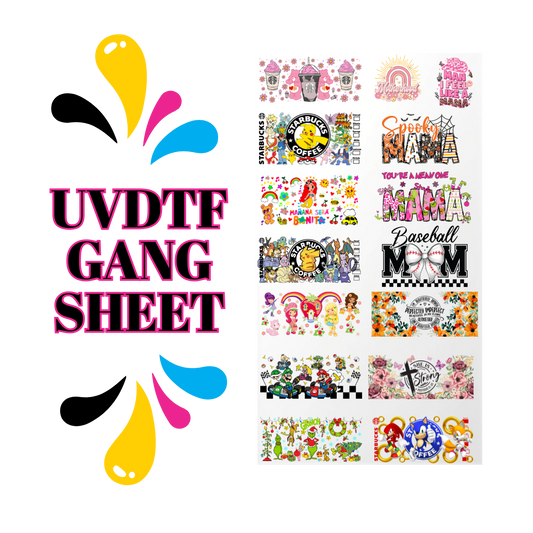 UV DTF TRANSFER UPLOAD GANG SHEET