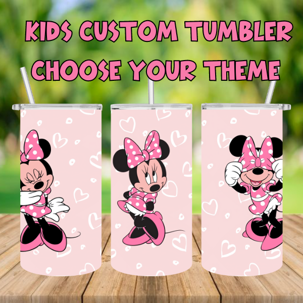 KIDS THEMED CUSTOM TUMBLER