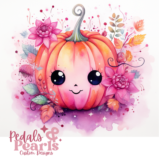 Pink in Fall Baby Pumpkin