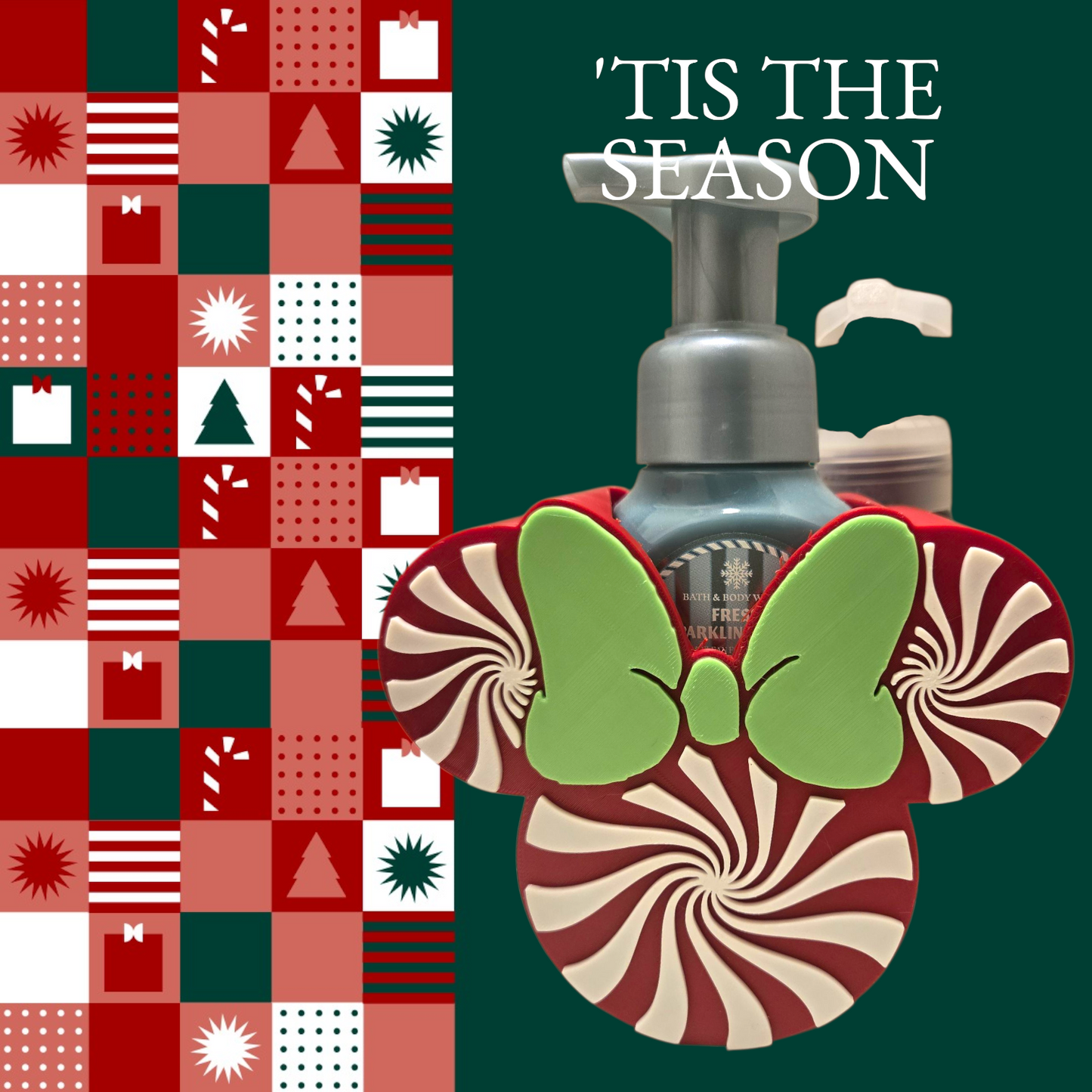 Christmas Mouse with bows