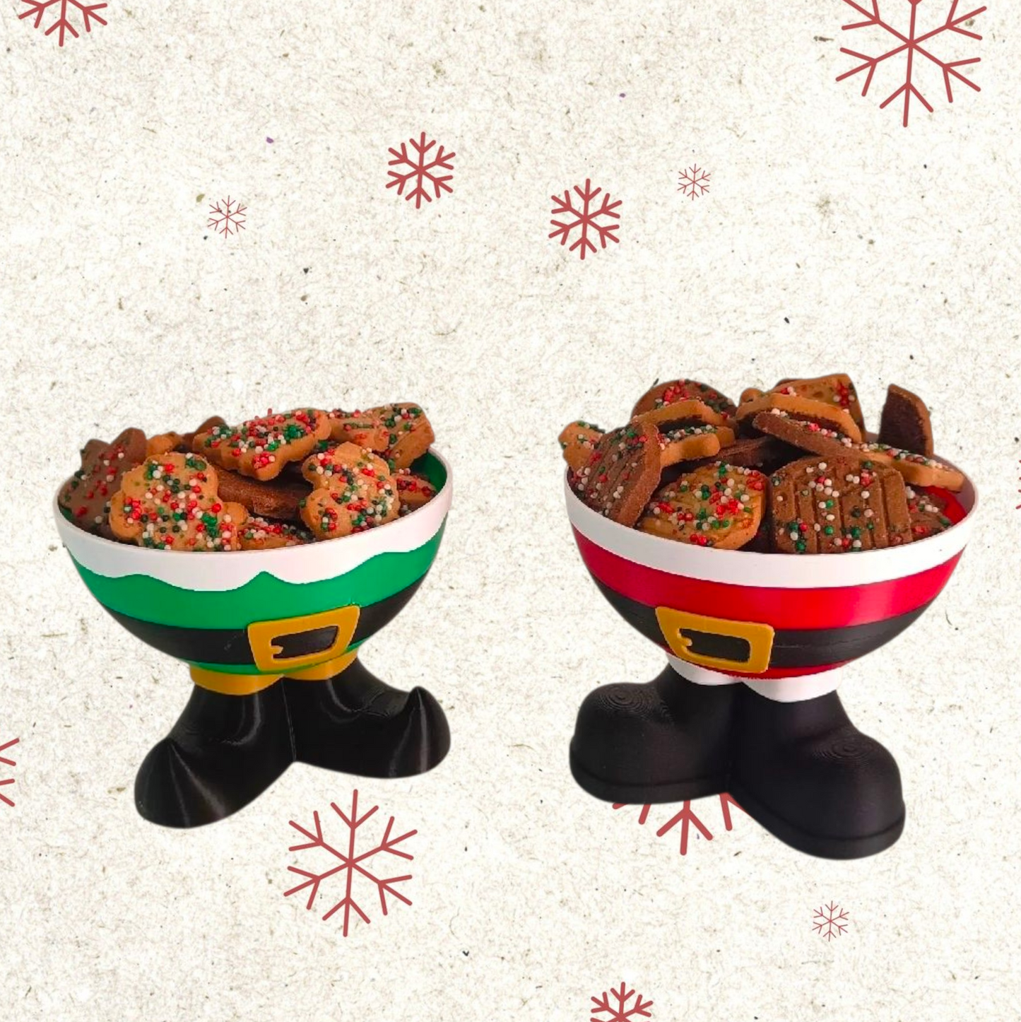 Christmas Feet Bowls